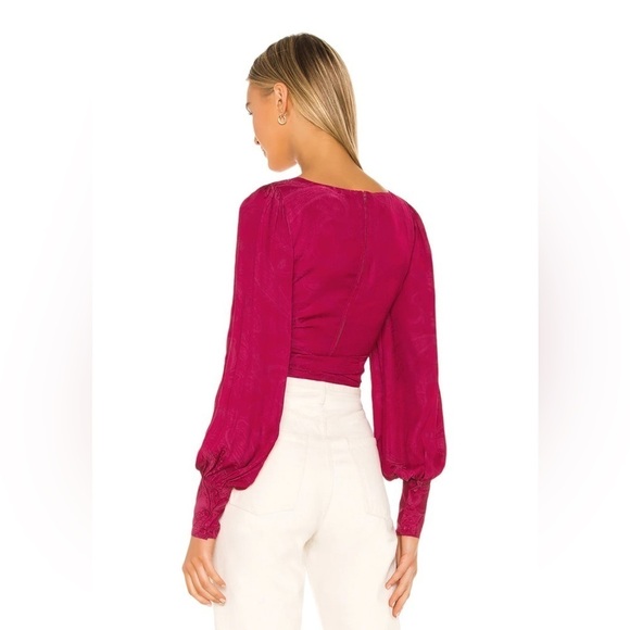 Tularosa Divinity Top in Fuchsia - Picture 3 of 10